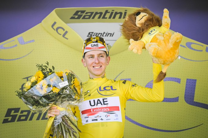 Tour de France: Pogacar sempre in maglia gialla