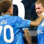 Serie A, Napoli-Frosinone: 3-0, doppietta di De Bruyne e gol di Lang