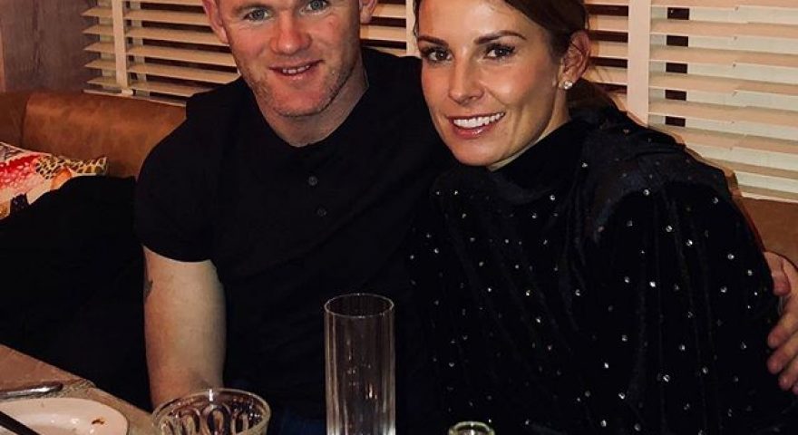 Rooney e la moglie