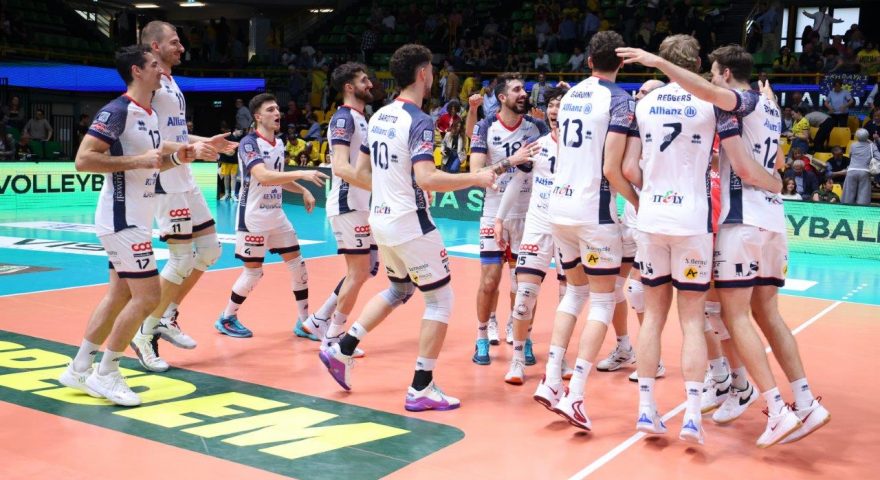 Superlega volley, milano batte modena