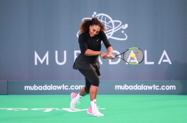 Serena Williams durante un format da casa