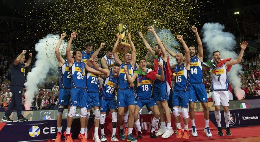 L'Italia di volley maschile si è proclamata campione agli Europei