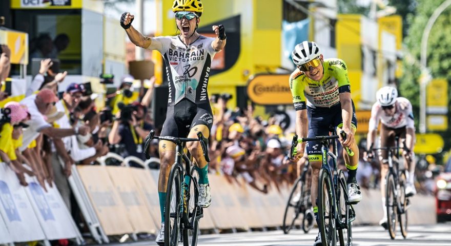 bilbao vince la decima tappa del tour de france di ciclismo