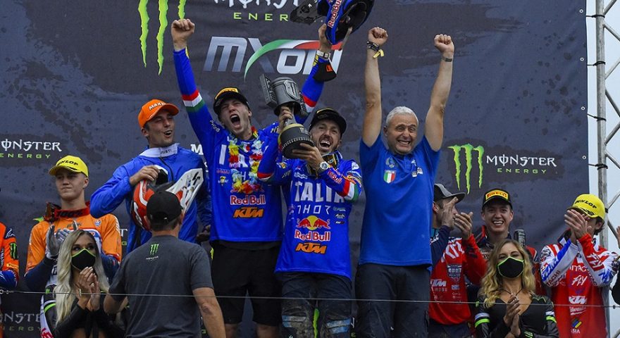 Italia campione nel Motocross delle Nazioni