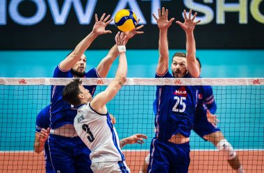 nations league volley: italia perde con la francia