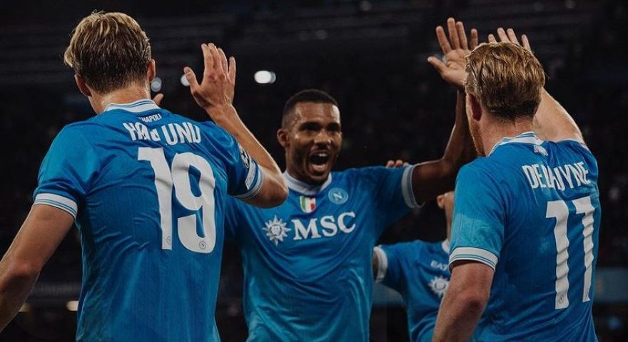 champions league, napoli sporting 2-1