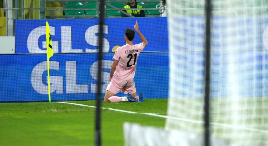 serie b, palermo sampdoria 1-0