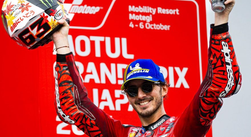 bagnaia trionga nel gp del giappone di motogp