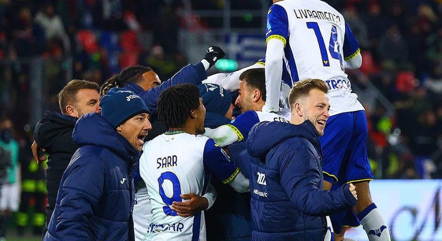 Serie A, il Verona si impone a Bologna