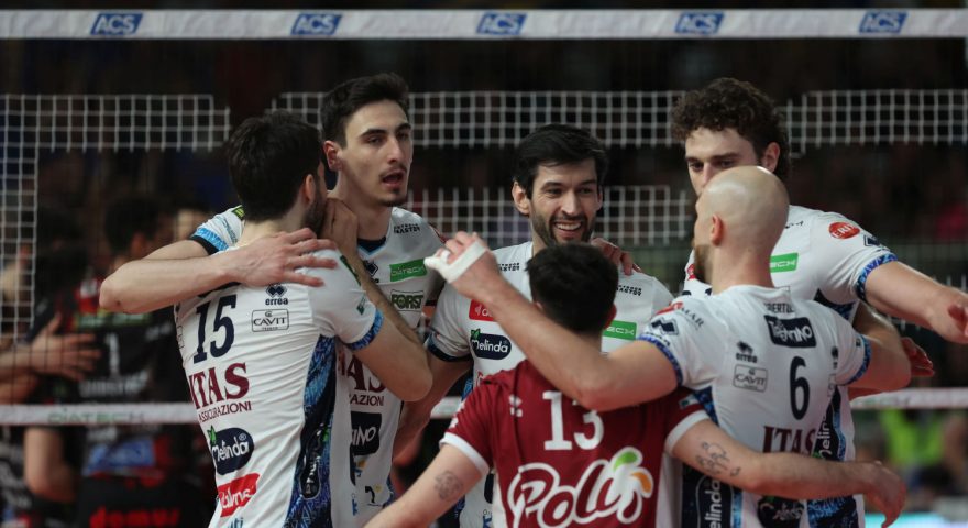 Gara 3 finale superlega volley, trento batte lube