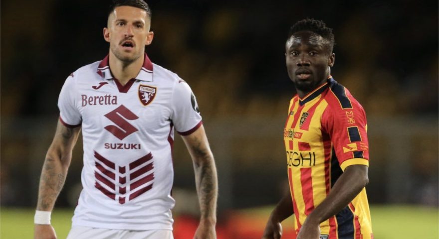 serie a, lecce batte torino