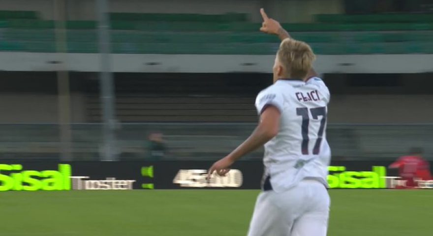 LegaAofficial_X Serie A, Verona-Cagliari 2-2