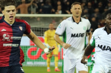 Serie A, Cagliari-Sassuolo 1-2