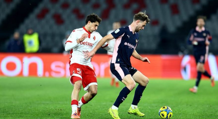 Serie B, Bari-Palermo 0-3