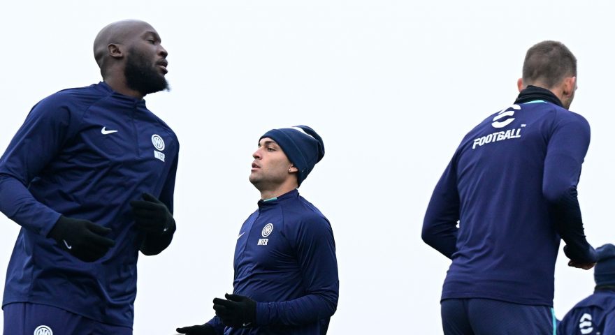 allenamento inter lautaro martinez lukaku