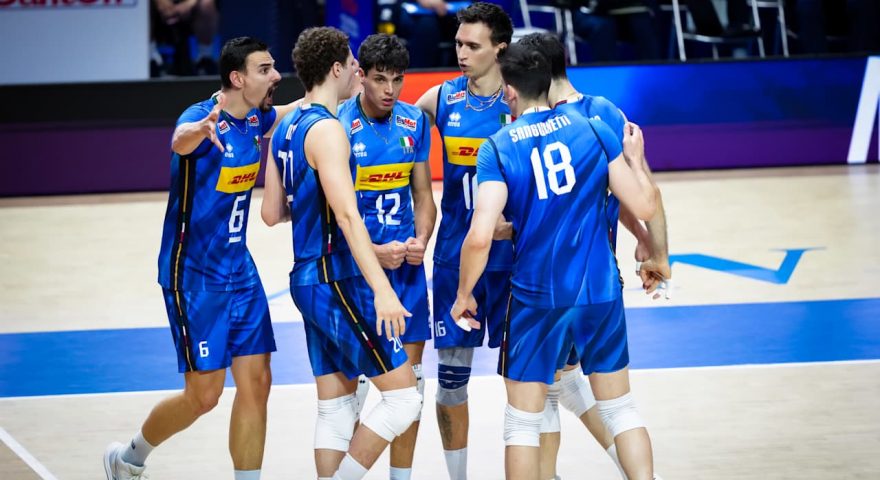 vnl volley, italia vince su cuba