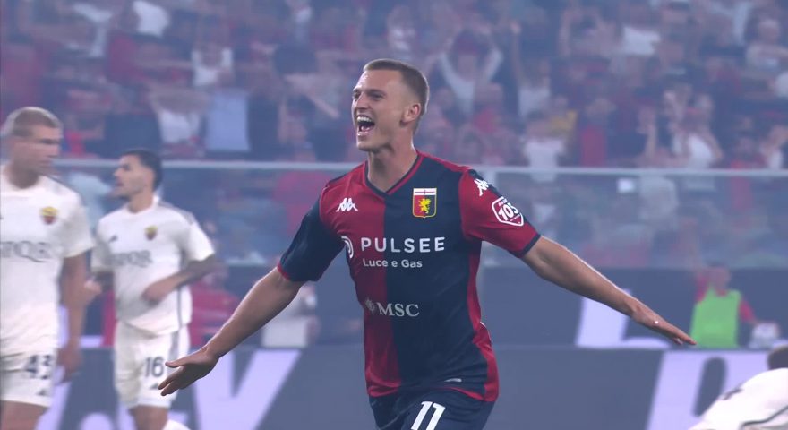 Genoa-Roma 4-1: gol di Gudmundsson, Cristante, Retegui, Thorsby